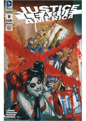 JUSTICE LEAGUE AMERICA N.  18 HARLEY QUINN VARIANT
