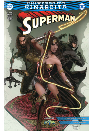 SUPERMAN   RINASCITA N.  22 - JUSTICE VARIANT COVER