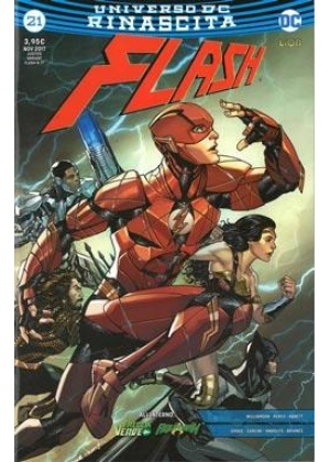 FLASH   RINASCITA N.  21 - JUSTICE VARIANT COVER