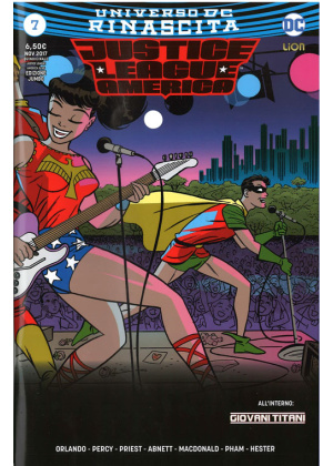 JUSTICE LEAGUE AMERICA N.   7 RINASCITA + COFANETTO