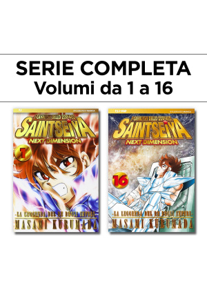 SAINT SEIYA  NEXT DIMENSION DAL N.   1 AL 16 - GOLD EDITION - SERIE COMPLETA