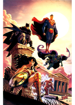 JUSTICE LEAGUE N.   1 VARIANT MUSEUM EDITION - PANINI DC