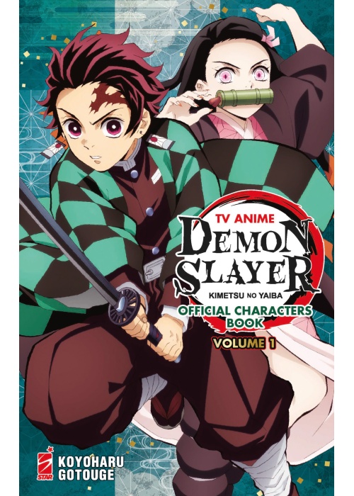 TV ANIME DEMON SLAYER: KIMETSU NO YAIBA OFFICIAL CHARACTERS BOOK N.   1