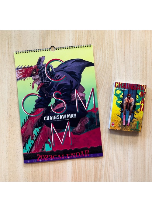 CHAINSAW MAN CALENDAR 2023 + N.  1 VARIANT (DISPONIBILITA' LIMITATA)