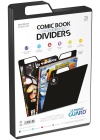 ULTIMATE GUARD PREMIUM COMIC BOOK DIVIDERS BLACK (25) - DIVISORI PER FUMETTI AMERICANI