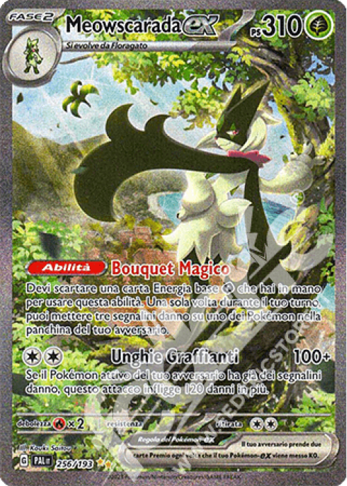 256-193 Meowscarada ex Alternative Art (IT) – MINT- EVOLUZIONE A PALDEA