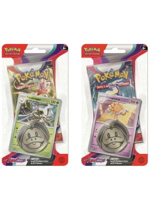 Pokemon - 2 Bustine + Carte Promo e Monete - Scarlatto e Violetto