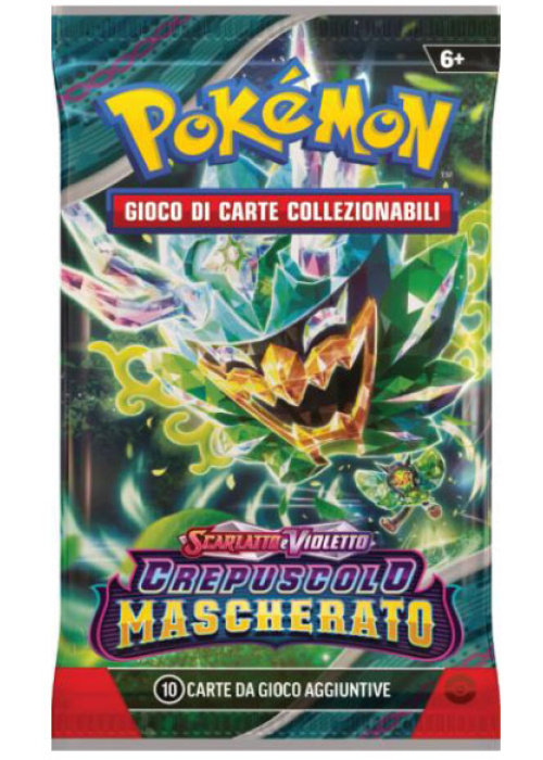 POKEMON - BUSTINA SINGOLA - SCARLATTO E VIOLETTO - CREPUSCOLO MASCHERATO