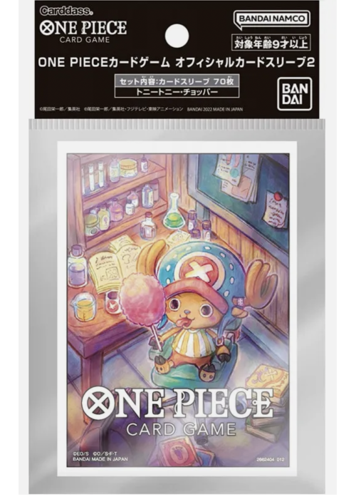 ONE PIECE CARD GAME 70 SLEVEES TONY CHOPPER