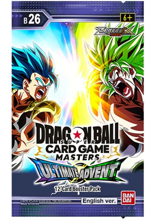 DRAGON BALL SUPER ULTIMATE ADVENT B26 BOOSTER BUSTA SINGOLA - INGLESE
