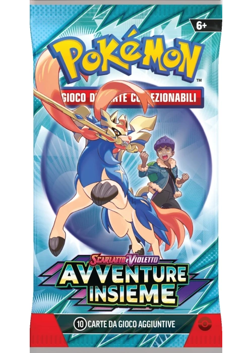 POKEMON - BUSTINA SINGOLA - SCARLATTO E VIOLETTO - AVVENTURE INSIEME
