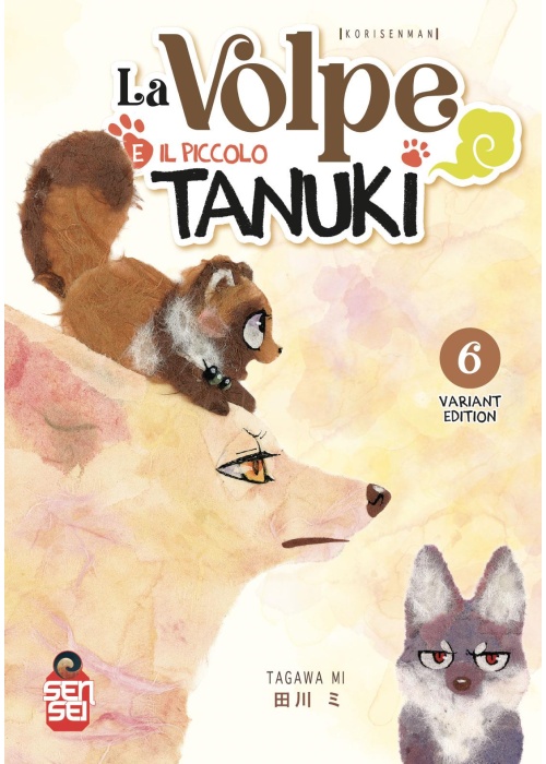 LA VOLPE E IL PICCOLO TANUKI N.   6 - VARIANT