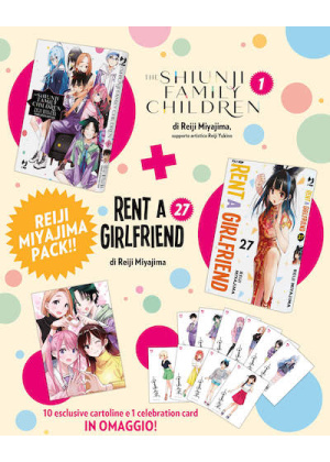 REIJI MIYAJIMA PACK - THE SHIUNJI FAMILY CHILDREN 01 + RENT A GIRLFRIEND 27