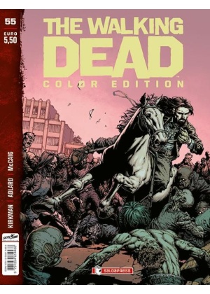 THE WALKING DEAD COLOR EDITION N.  55