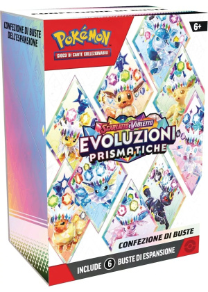 POKEMON S&V EVOLUZIONI PROSMATICHE PACK 6 BUSTE ITA
