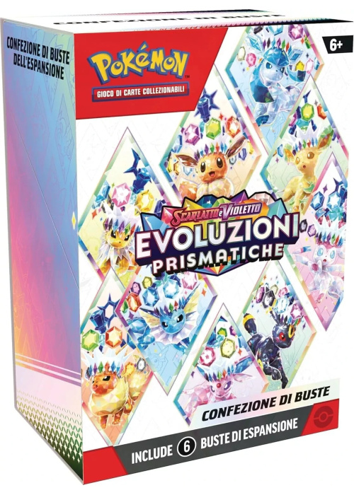 POKEMON S&V EVOLUZIONI PROSMATICHE PACK 6 BUSTE ITA