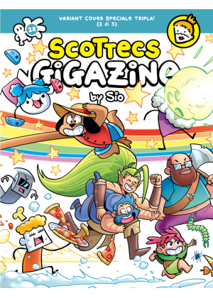 SCOTTECS GIGAZINE N.  28 VARIANT FUMETTERIE 2 DI 3