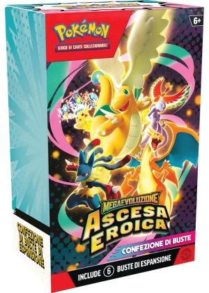 Pokemon M3 Megaevoluzione - Ascesa Eroica Bundle 6 buste 2026 (IT)